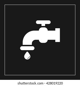 faucet icon. tap vector illustration