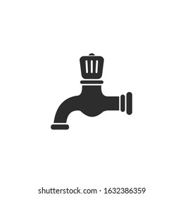 faucet Icon template color editable. Tap symbol vector sign isolated for graphic and web design.