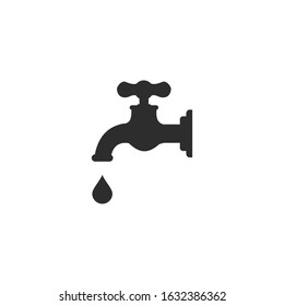 faucet Icon template color editable. Tap symbol vector sign isolated for graphic and web design.