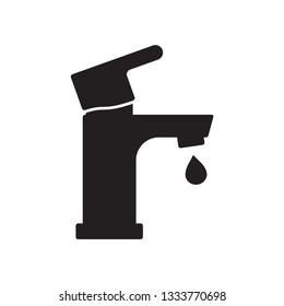 faucet icon in trendy flat style 