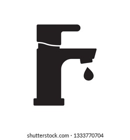 faucet icon in trendy flat style 