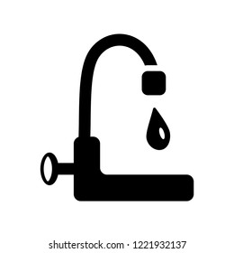 Faucet icon. Trendy Faucet logo concept on white background from cleaning collection. Suitable for use on web apps, mobile apps and print media.