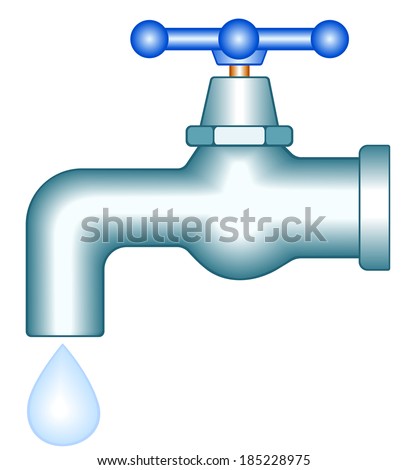 Faucet icon for various design