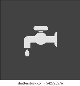Faucet icon vector