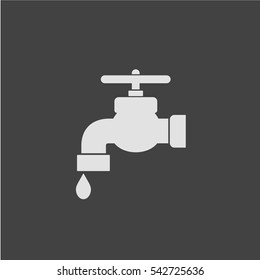 Faucet icon vector