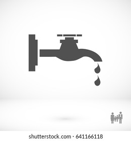 Faucet icon, vector best flat icon EPS