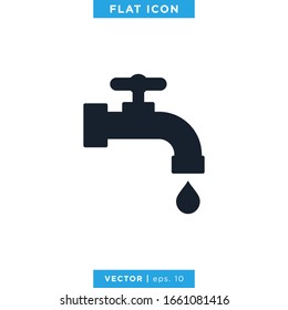 Faucet Icon Vector Design Template