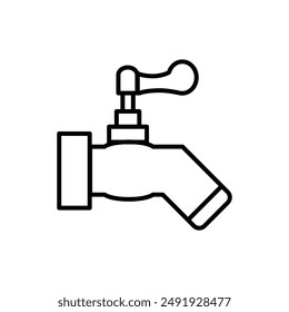 Plantillas de diseño de Vector de ícono de grifo simples y modernas