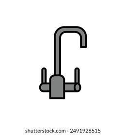 Wasserhahn Icon Vektorgrafik Design Vorlagen einfach und modern