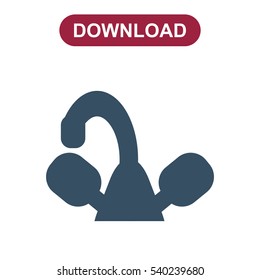 Faucet Icon Vector flat design style