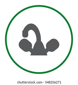 Faucet Icon Vector flat design style