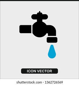 Faucet icon. Vector Illustration