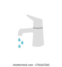 faucet icon vector illustration logo template