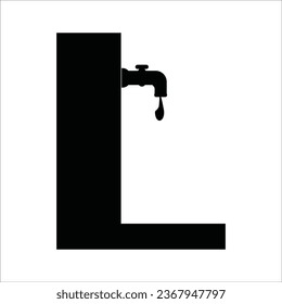 faucet icon vector illustration logo design