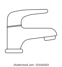 Faucet icon of vector illustration for web and mobile