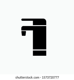 Faucet Icon - Vector, Sign and Symbol for Design, Presentation, Website or Apps Elements.