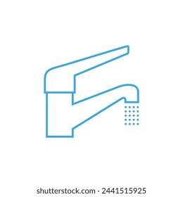 Faucet Icon Vector Template Illustration Design