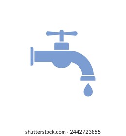 Faucet Icon Vector Template Illustration Design