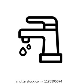 Faucet icon,vector illustration. Flat design style. vector faucet icon illustration isolated on White background, faucet icon Eps10. faucet icons graphic design vector symbols.