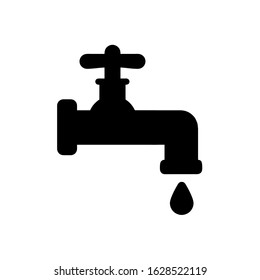 Faucet icon,vector illustration. Flat design style. vector faucet icon illustration isolated on White background, faucet icon Eps10. faucet icons graphic design vector symbols.