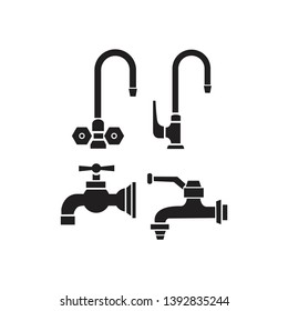 Faucet isolated on white background