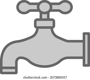 Ilustración vectorial aislada por grifo.
