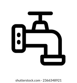 faucet line icon. vector icon for your website, mobile, presentation, and logo design.