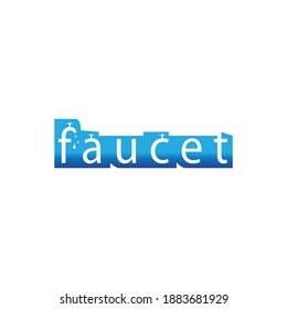 faucet logo  color design vector illustration