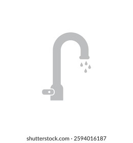 faucet logo icon illustration flat