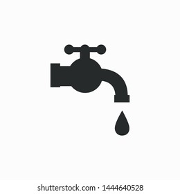 Faucet modern icon for graphic and web design