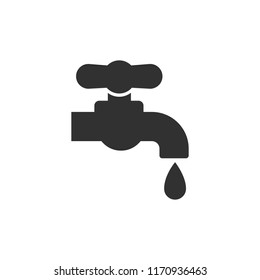 faucet. monochrome icon