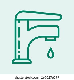 Faucet símbolo arte-final vetor útil moderno Design de ilustração bom fundo colorido.eps