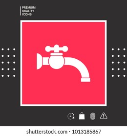 Faucet symbol icon