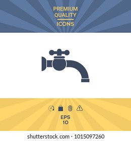 Faucet symbol icon