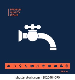 Faucet symbol icon