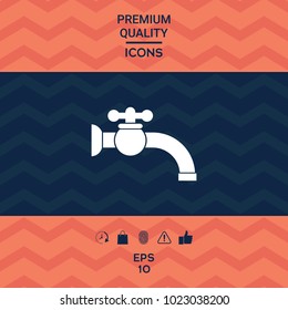 Faucet symbol icon