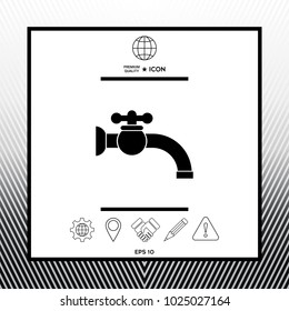 Faucet symbol icon