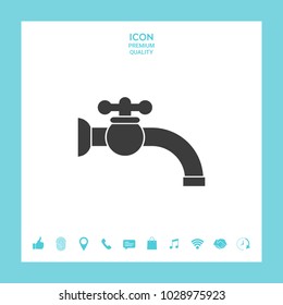 Faucet symbol icon