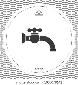 Faucet symbol icon