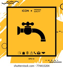 Faucet symbol icon