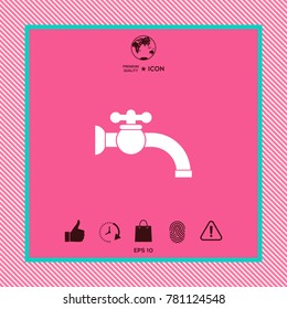 Faucet symbol icon