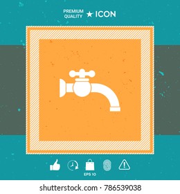 Faucet symbol icon