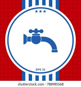Faucet symbol icon