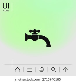 Icono de símbolo de grifo. Elementos para su diseño