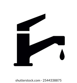 Faucet tap icon isolated on white background,