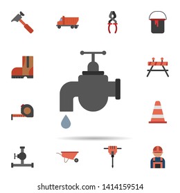 faucet, tap, labor, water icon. Universal set of construction for website design and development, app development