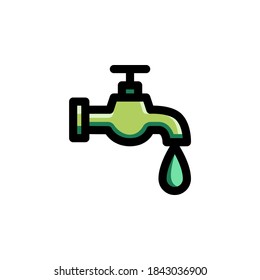 Faucet, Tap, Plumbing Water Icon
