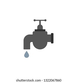 faucet tap water icon. Element of color construction icon. Premium quality graphic design icon. Signs and symbols collection icon for websites, web design, mobile app