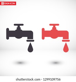 Faucet vector Vector icon