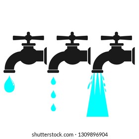 Faucet vector icon